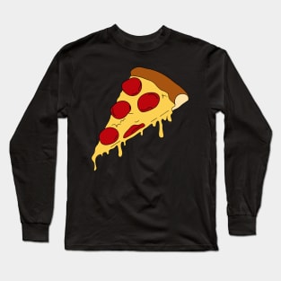 Pepperoni and Cheese Pizza Slice Long Sleeve T-Shirt